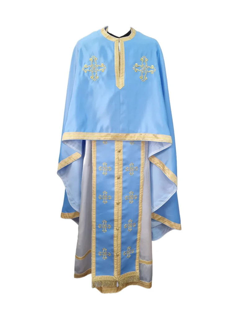 vesmant preotesc albastru deschis